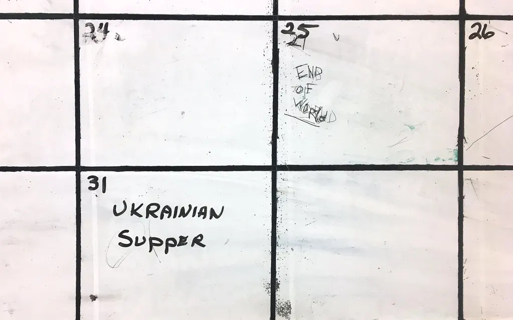 Calendar used to plan time and boundaries
